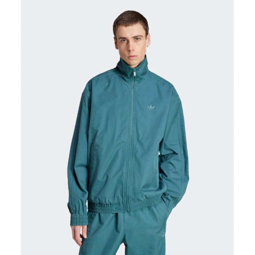 adidas Woven Firebird Tracksuit Jacket Tech Green KC0684