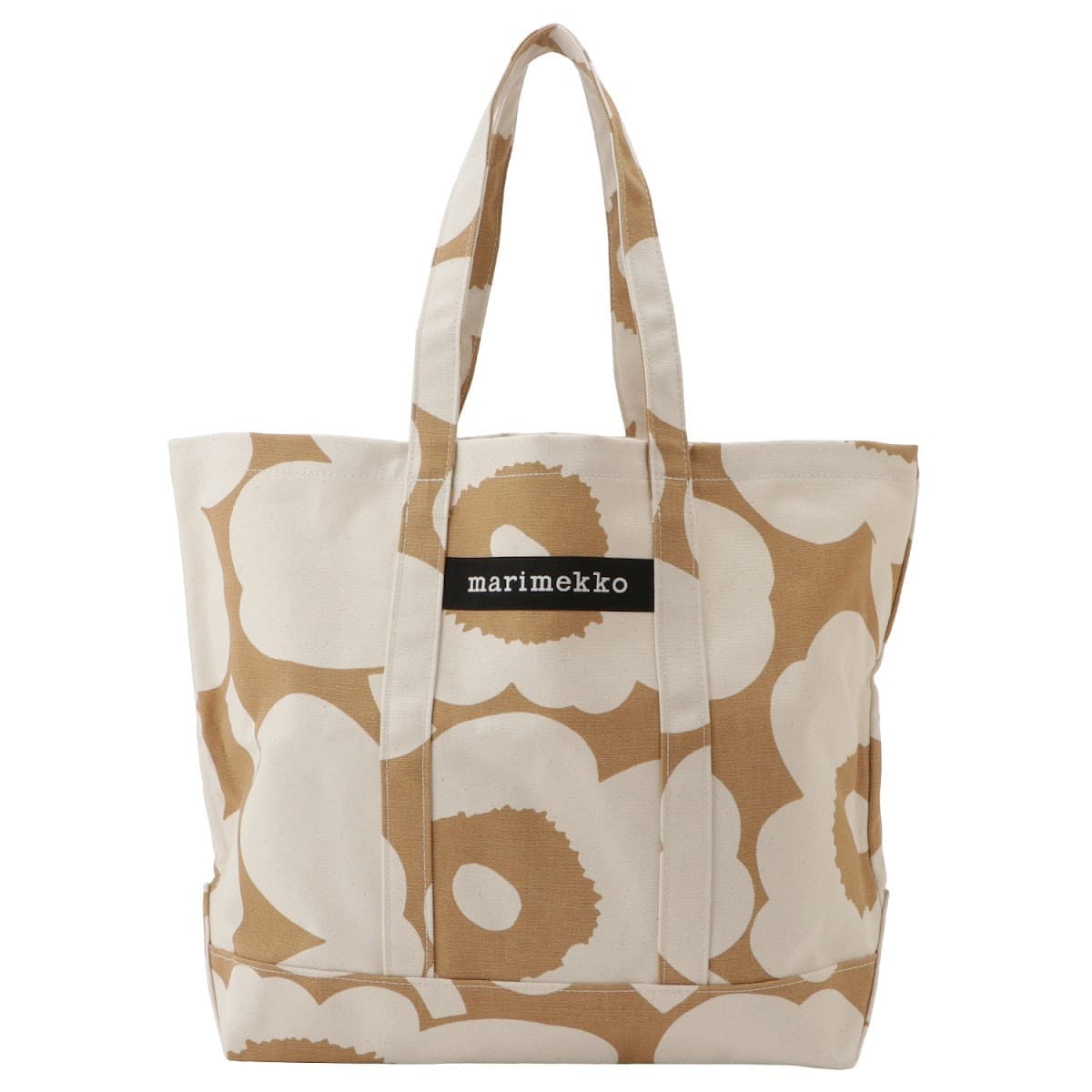 マリメッコ バッグ marimekko レディース ユニセックス 090923 886 ペルスカッシ ウニッコ柄 コットンキャンバス トートバッグ ショルダーバッグ ベージュコットン Peruska