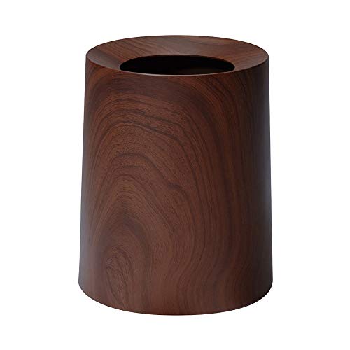 ideaco(イデアコ) ゴミ箱 丸型 11.4L 直径26高さ31.5cm TUBELOR HOMME rosewood (チューブラー オム ローズウッド)