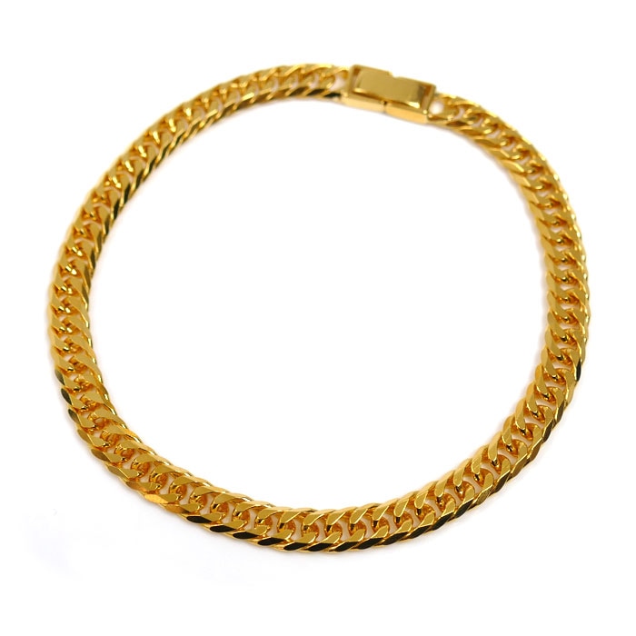 999/純金 GINAZA TANAKA ブレスレット 喜平6面Wカット 20.1g 20.5cm ユニセックス 中古