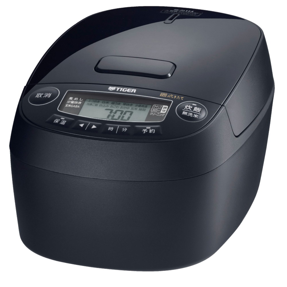 タイガー魔法瓶 圧力IHジャー炊飯器 炊きたて モーブブラック 炊飯器 すいはんき 美味しく炊ける 1升 家族向け