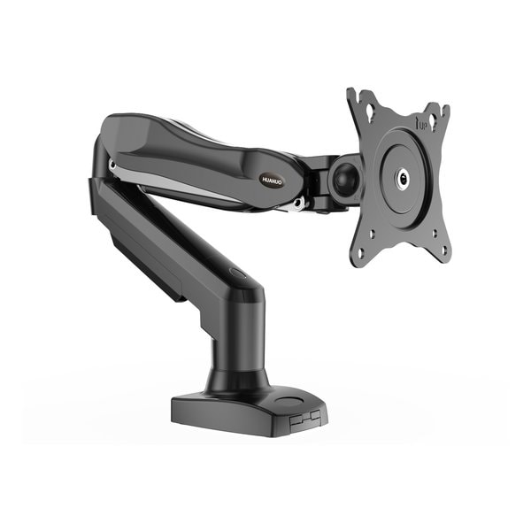 ガススプリング式モニターアーム 13-32インチ対応/シングル画面/ブラック HNSS31B