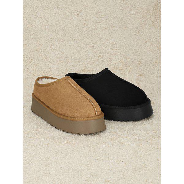 マッツ 女性 カジュアル ファー プラットフォーム ミュール 4.5cm LCWC66M54V