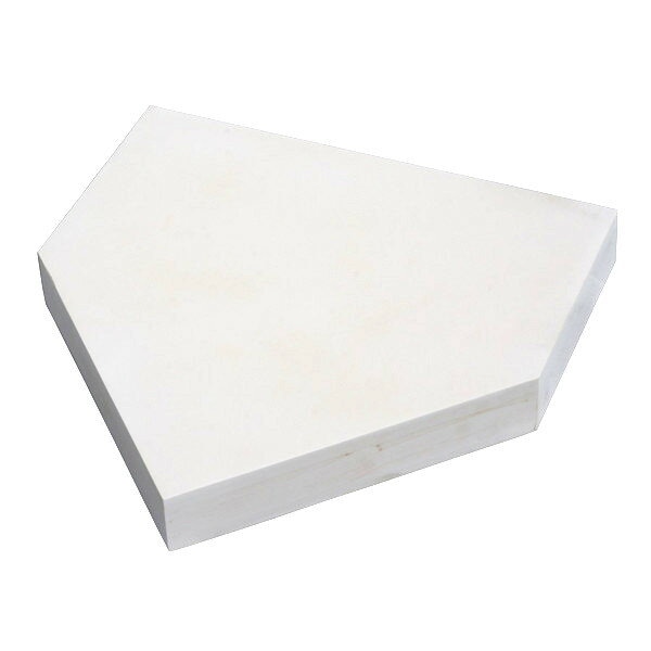 ホームベース 一般用 ゴム 60mm厚 3本釘付 KH160 1枚 野球 野球 ピッチャー バッター