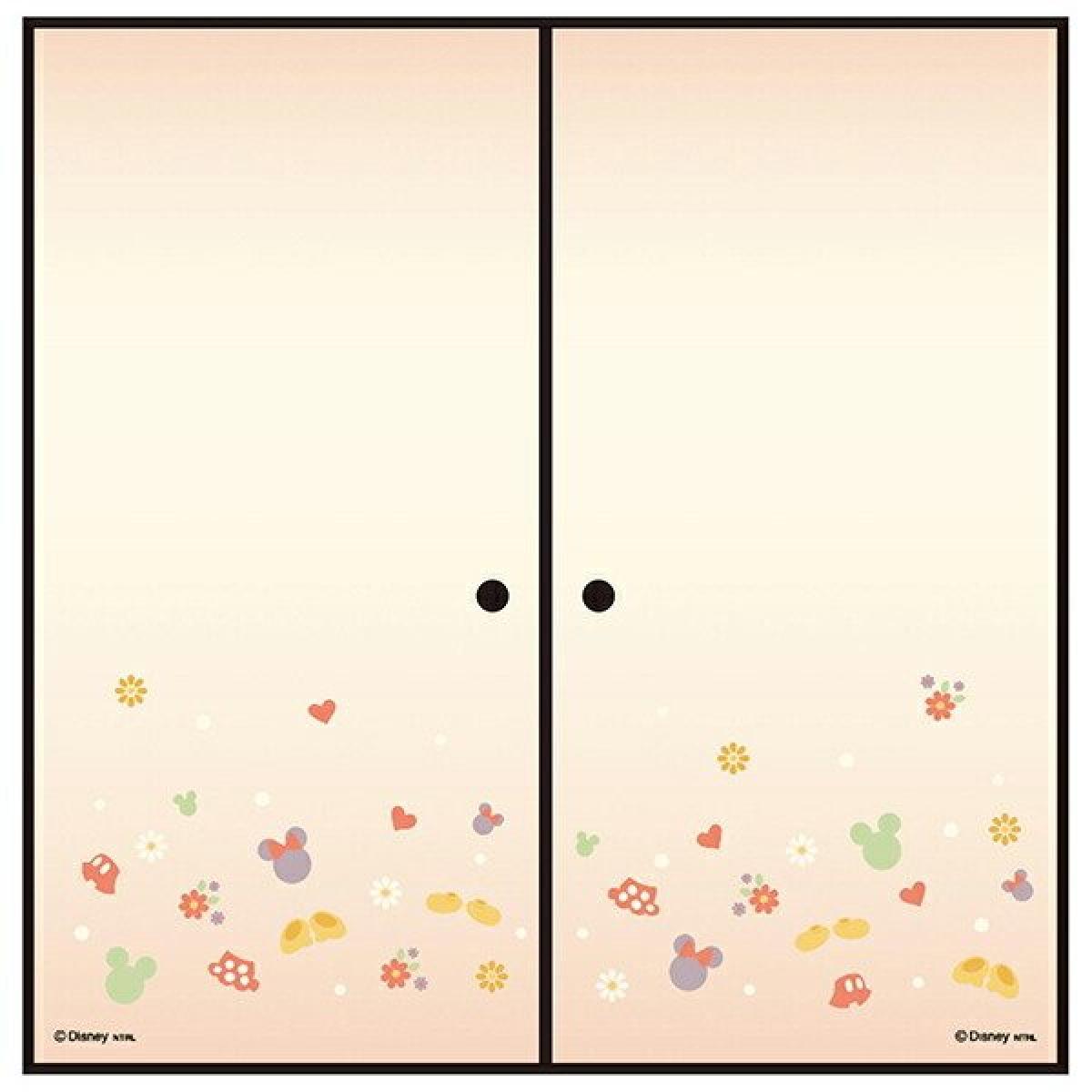アサヒペン ふすま紙 ディズニー ミッキー＆ミニー アイコン NTLD-007F 92cm×182cm 2枚組 襖紙 襖張り替え 襖リメイク 5,471円