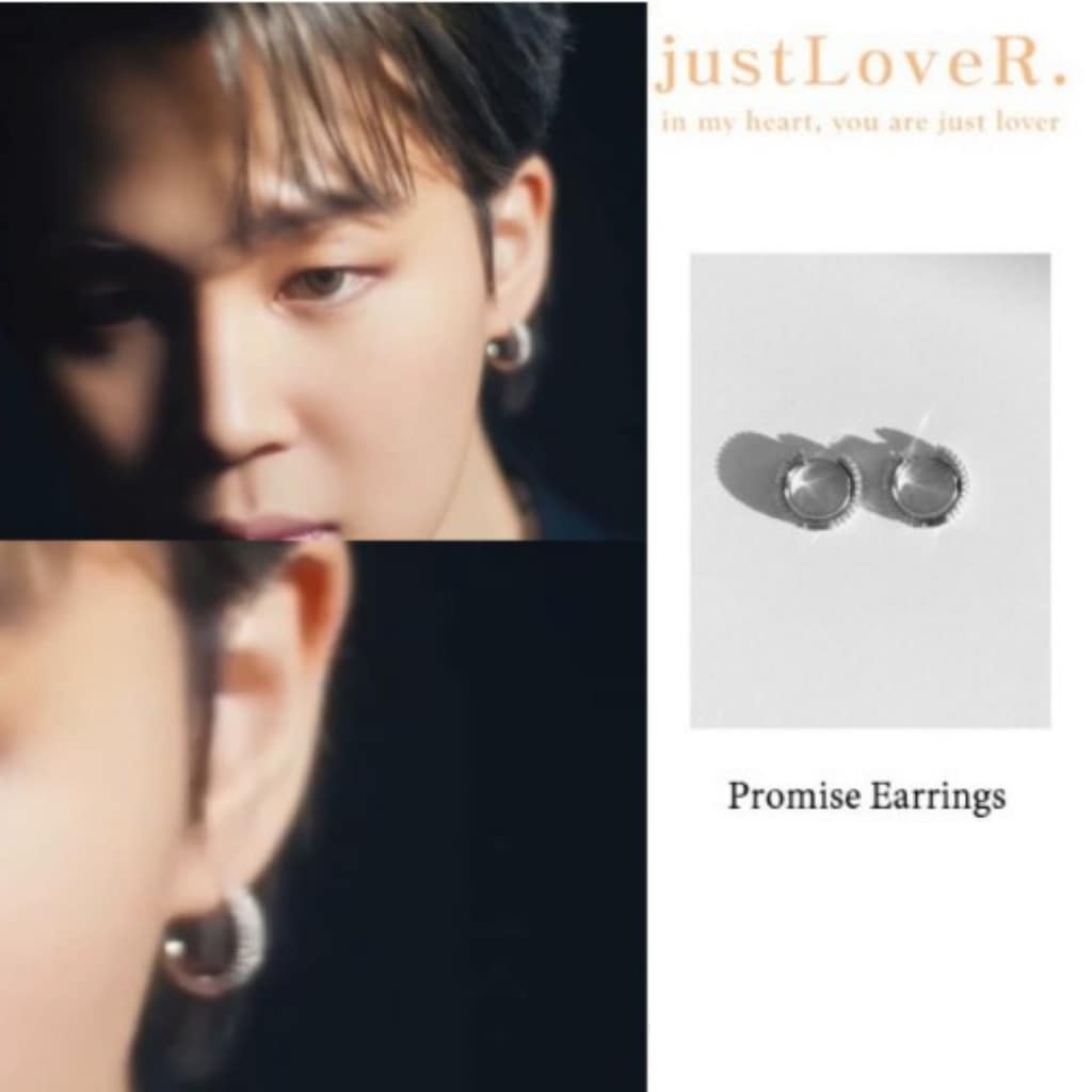 【justLoveR.】 Promise Earrings [BTS JIMIN 着用 ピアス]