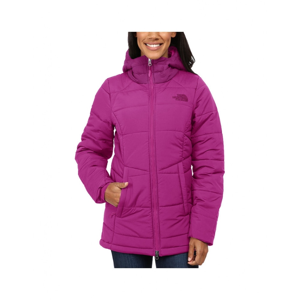 ノースフェイスレディースフード付きパッド入りジャケット