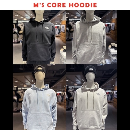 韓国正規品保証 関税負担なし NM5PS01A_MS CORE HOODIEデイリー 基本 着装 男子 女子 人気 韓国 ファッション 男女共用 アウトドア