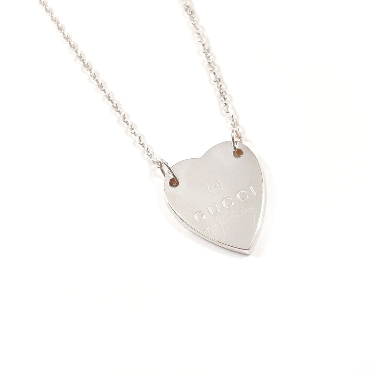 223512 J8400 8106 トレードマーク ハート ネックレス シルバー シルバー925 レディース
