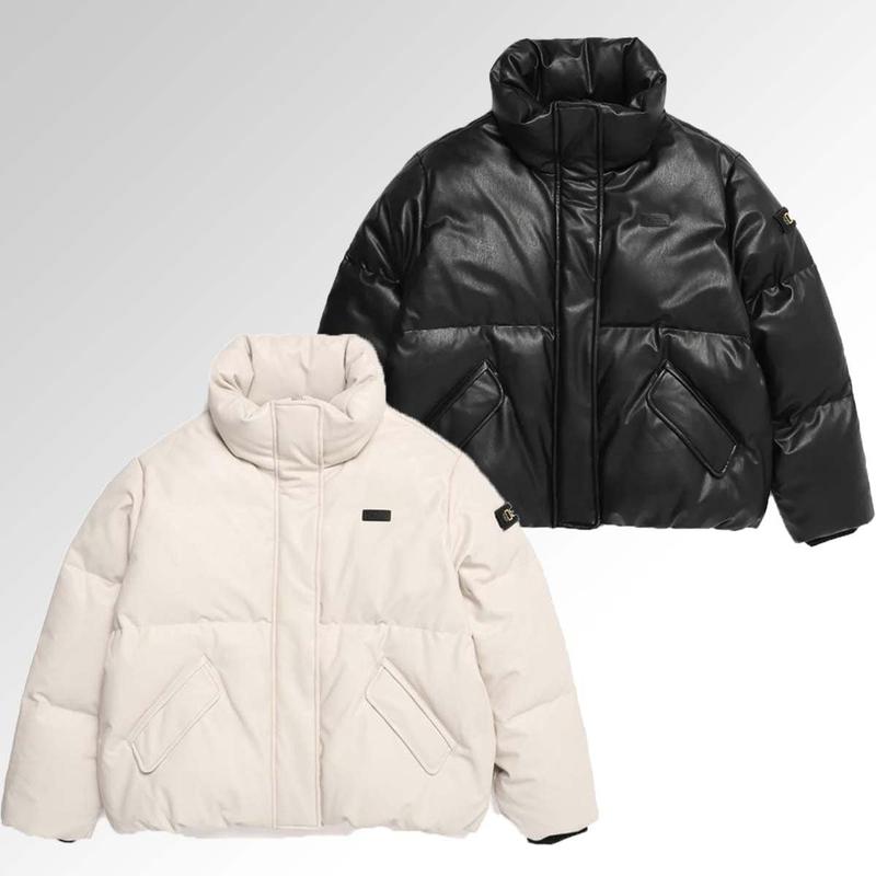 MW N224WDW090 W レザーグースダウンジャンパー（女性）