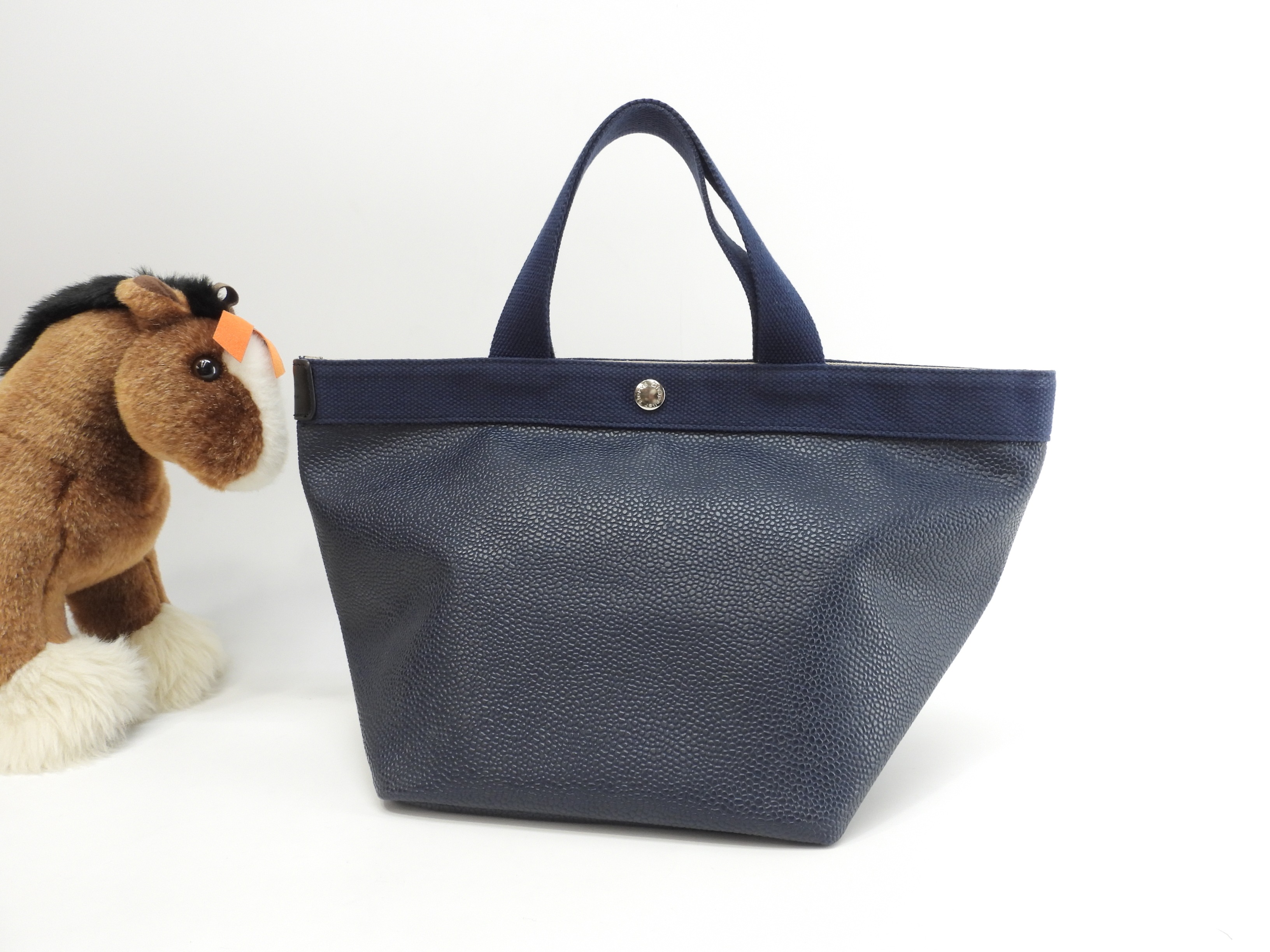 リュクス舟型トートM 707GP マスティック紺紺 ハンドバッグ@ 4