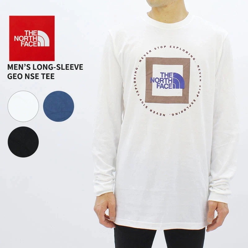 ザ・ノースフェイス Tシャツ THE NORTH FACE Men’s Long-Sleeve Geo NSE Tee ロングスリーブTシャツ 長袖 メンズ nf0a7uol