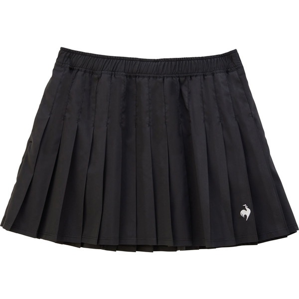 返品交換不可 在庫一掃セール le coq sportif ルコック テニス レディース プリーツゲームスコート テニス QTWXJE01-BK 即納