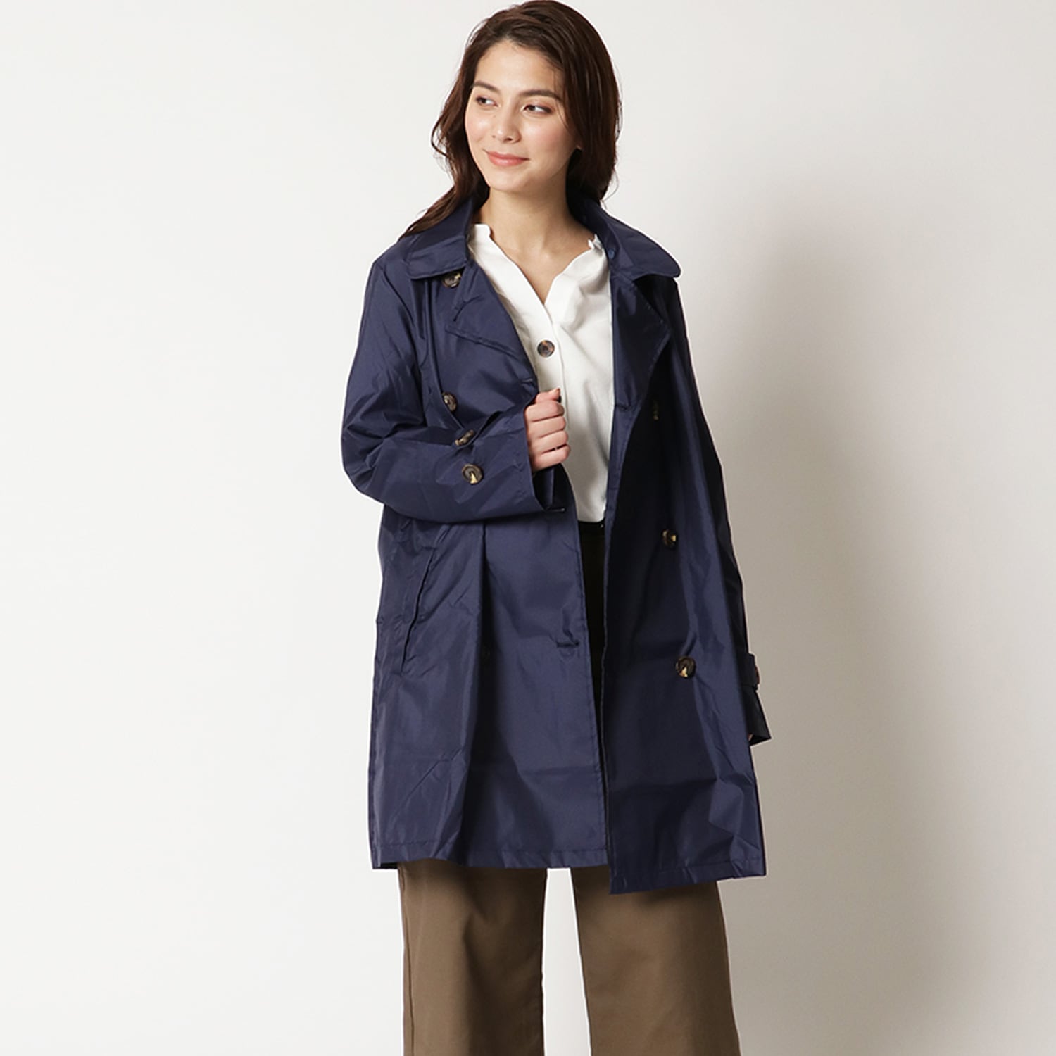 レインコート レインウェア カッパ レディース 撥水 スタンダード Y71-90-03 母の日