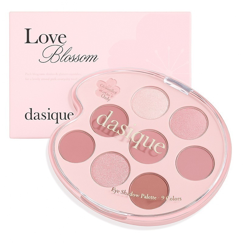ピンク ブロッサム シャドウ パレット / #30 チェリー ブロッサム #31 ラブブロッサム / ピンクメイク + グリッター / 春メイク