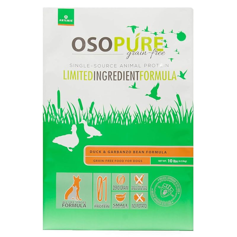 アーテミス (Artemis) オソピュア グレインフリー ダック＆ガルバンゾー 4.5kg
