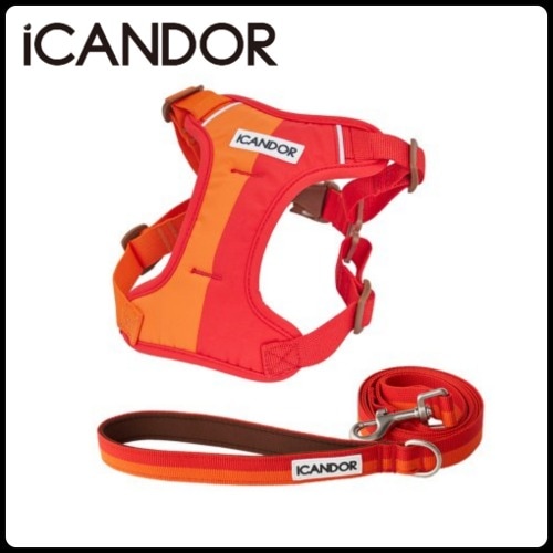 ハーネス リード ペット 犬 SNUGGLE HARNESS+GENTLE LEASH_SUNSET