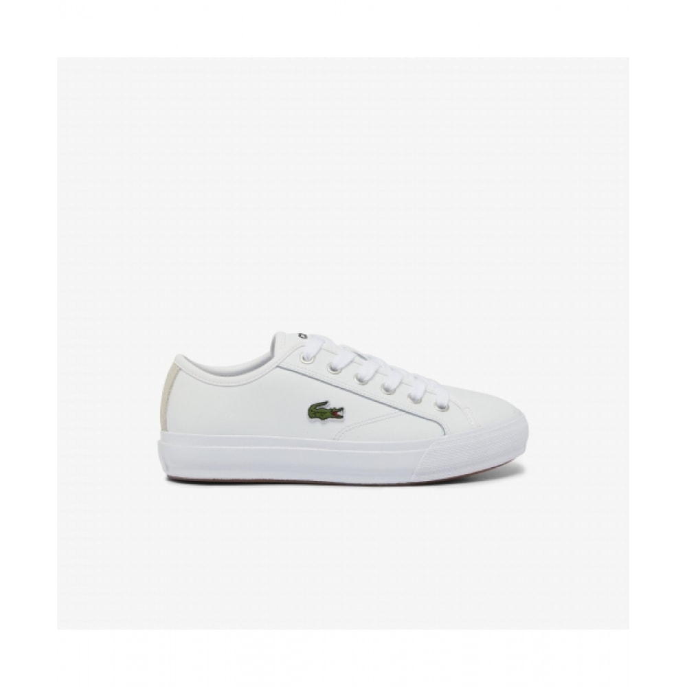 ラコステレディースバックコートスニーカー [ホワイト]