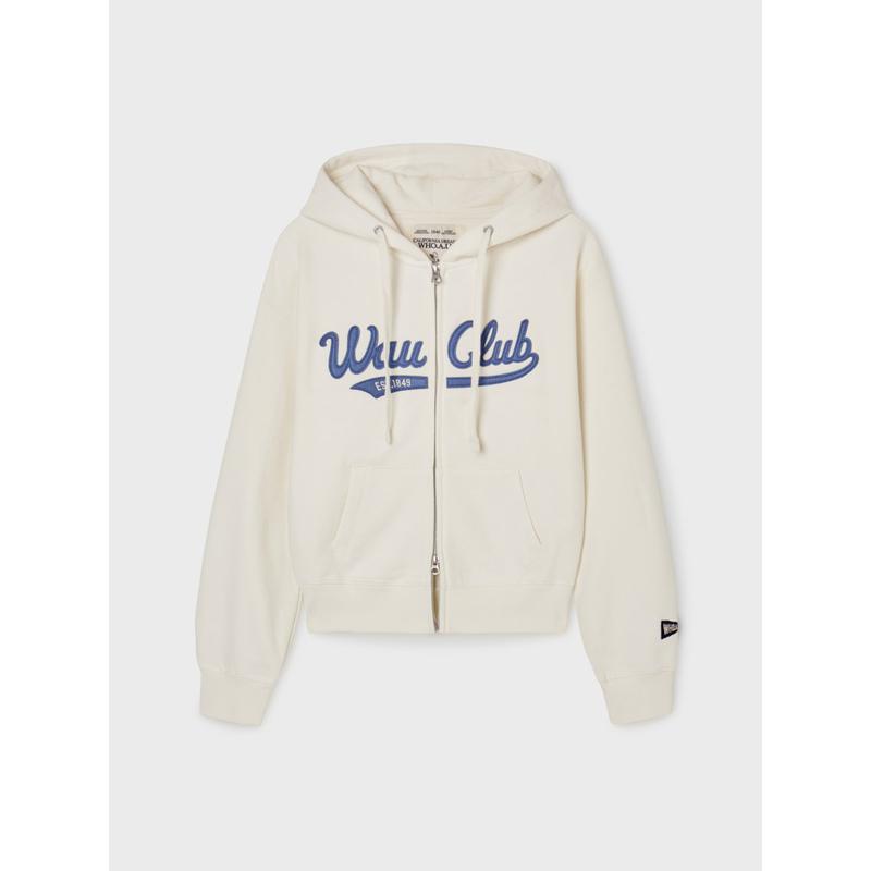 WHMZG1111F スターフィールド水原店レディースパッチクロップドパーカージップアップ