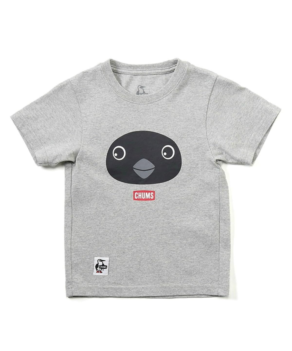 [チャムス] Tシャツ Kids Booby Front Face T-Shirt キッズ H/Gray