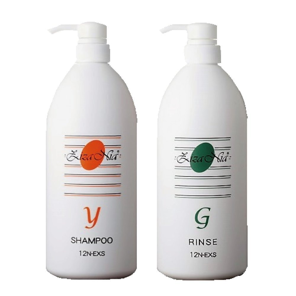 Qoo10最安値挑戦 ジザニア シャンプーY ＋ リンスG 1000ml やわらかい髪用セット