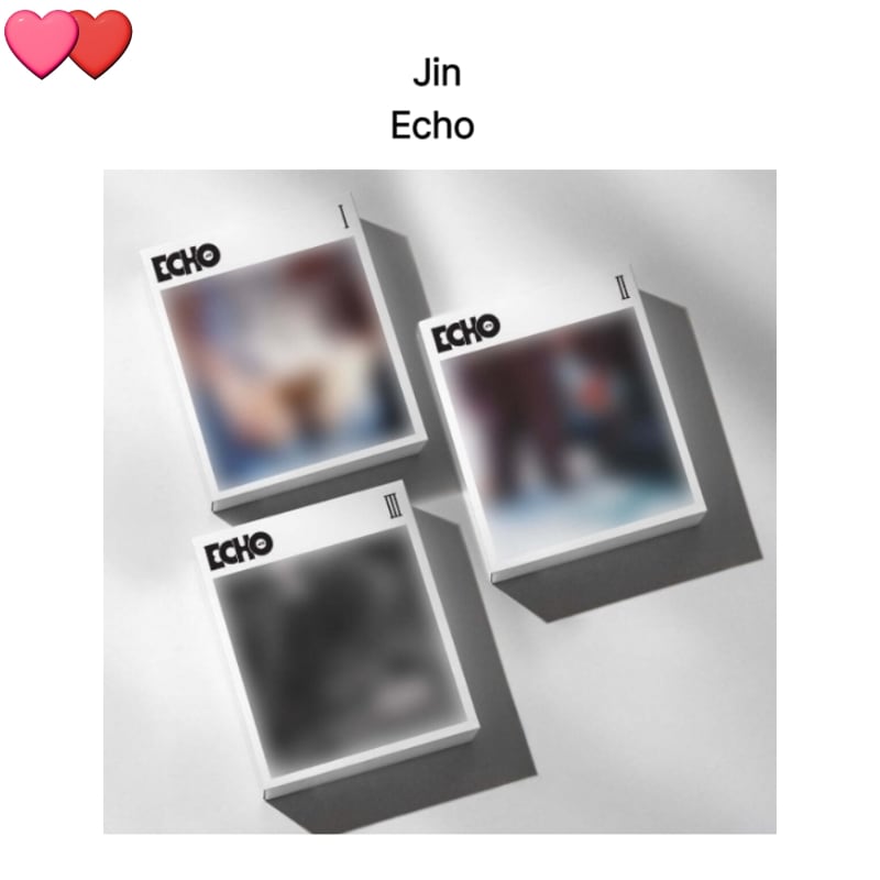 BTS Jin 3種set チャート反映