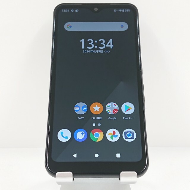 arrows We FCG01 au ブラック 送料無料 本体 c20621 【中古】