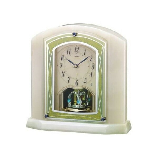 [SEIKO EMBLEM] セイコーエムブレム 置時計 HW579M オニキス枠