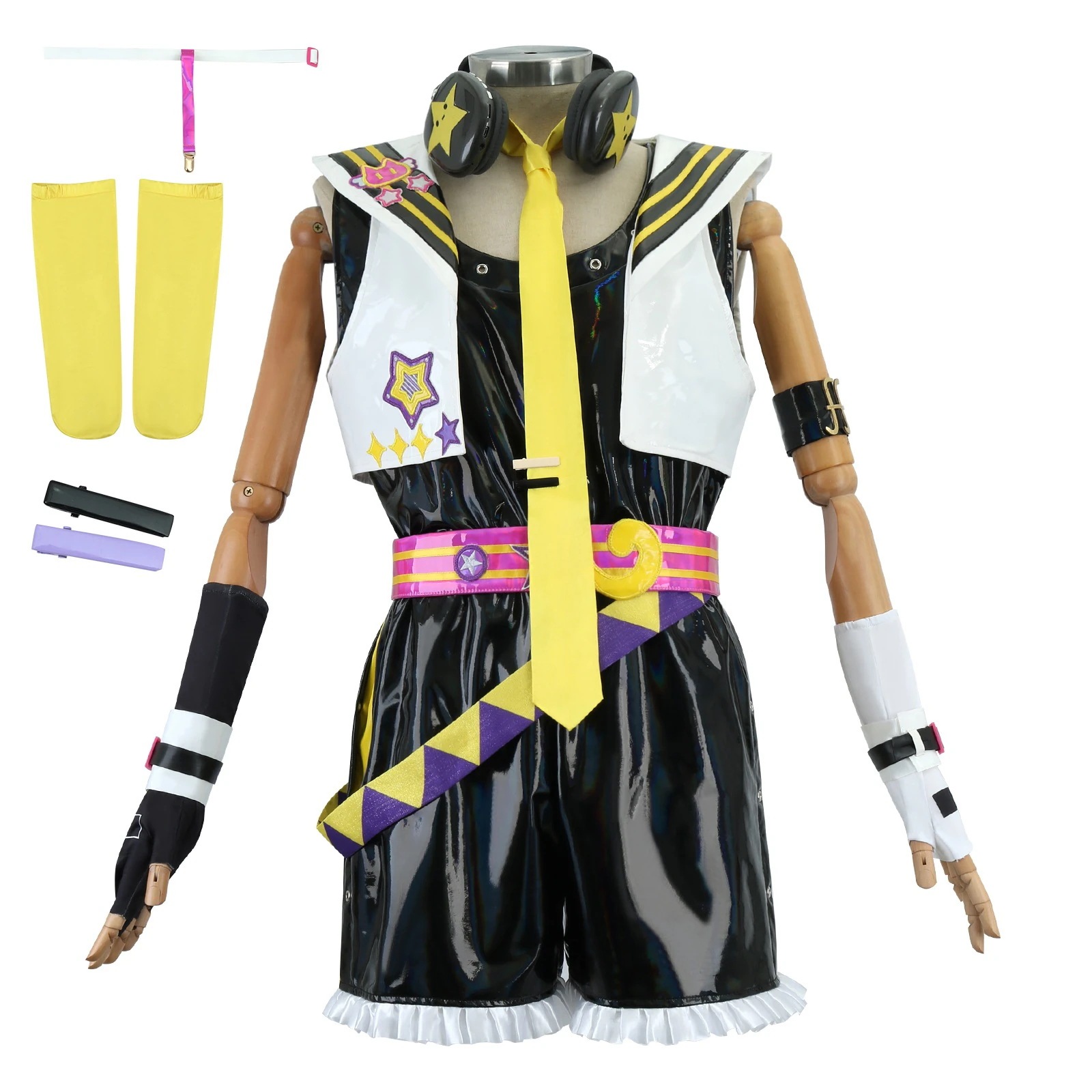【人気爆売れ】鏡音双子鈴連cos コスプレ コスチューム鏡音連ニャス走連動コスプレいしょうフルセット
