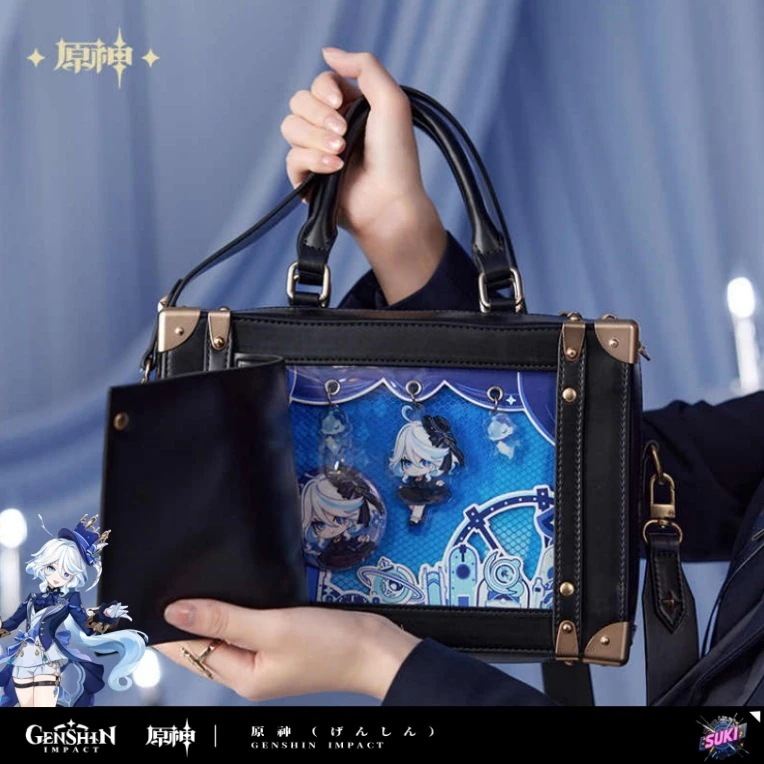 【プロ品質を極める!】原神 / フリーナ / インプレッションシリーズ クロスボディバッグ / Genshin Impact トートバッグ コスプレ アニメグッズ 痛バッグ Furina 芙宁娜 3