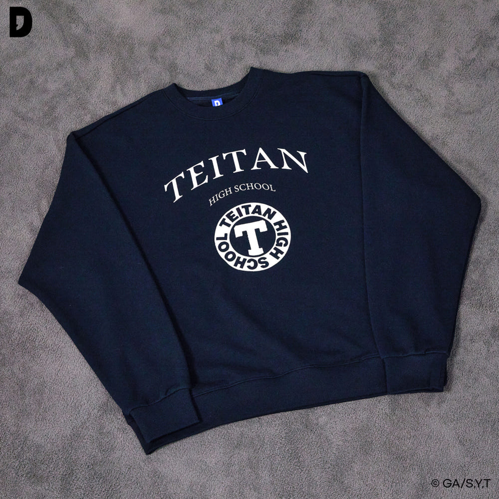 [名探偵コナン] 帝丹高校 長袖 tシャツ / 명탐정코난 테이탄고 스웨트셔츠 / 韓国限定