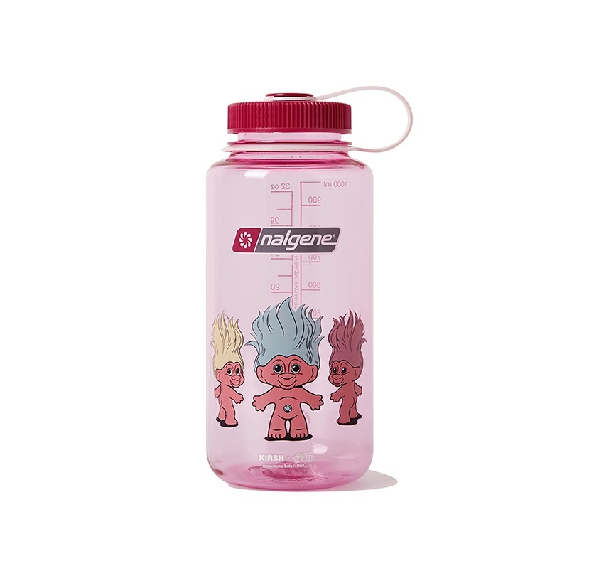 トロールグラフィックウォーターボトル[ピンク] 1000ml