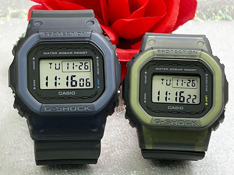 恋人たちのGショック G-SHOCK BABY-G ペアウォッチ PRECIOUS HEART SELECTION DW-5600RS-8JF GMD-S5610RS-8JF プレシャスハート クリス
