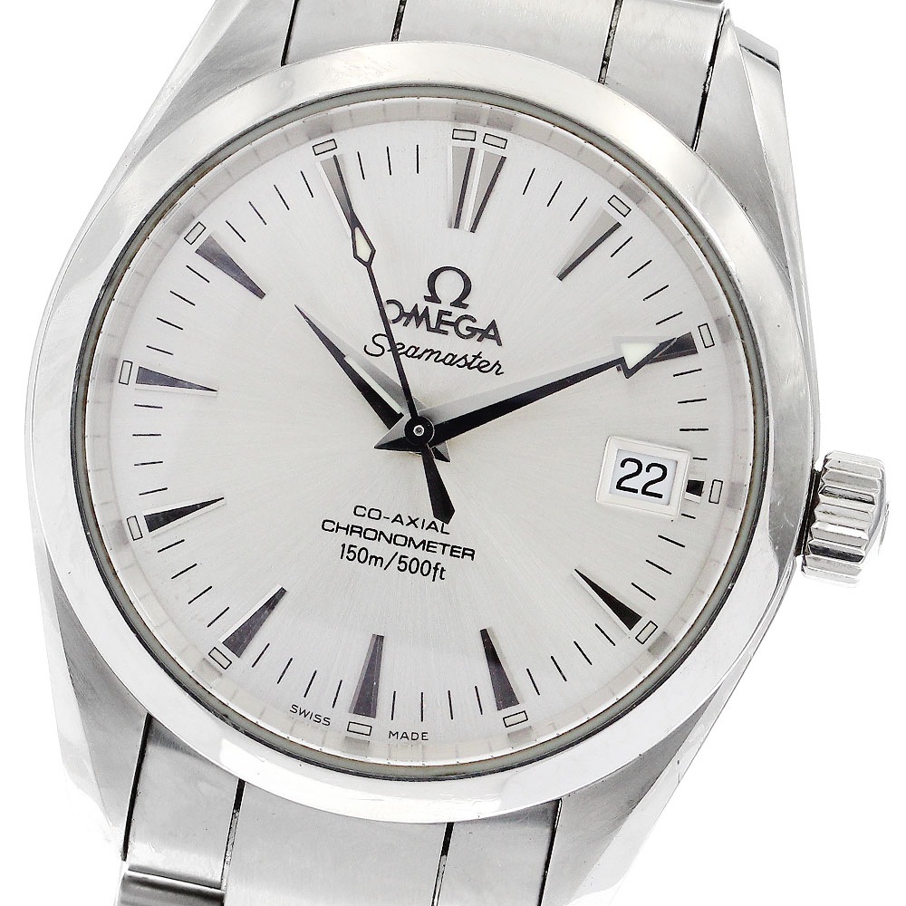 オメガ OMEGA 2504.30 シーマスター アクアテラ デイト 自動巻き ボーイズ _888909【中古】