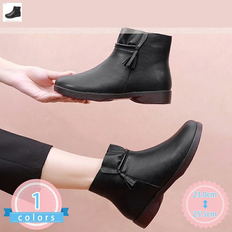 スノーブーツ レディース 黒 防寒靴 冬靴 防寒ブーツ 防滑 ショートブーツ 裏起毛 冬用ブーツ 快適 超軽量 カジュアル 雪靴 綿靴 通勤通学 耐久性 脱ぎ履き便利 ボア付き 暖かい 大きいサイズ