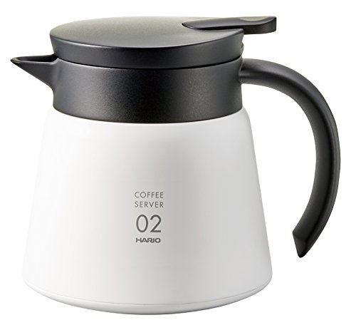 色：ホワイト サイズ：600ml HARIO (ハリオ) V60 保温ステンレスサーバー 600 ホ