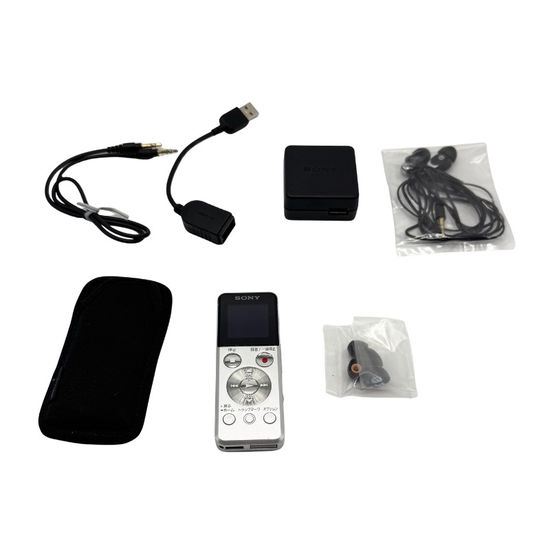 【中古 動作確認済】 SONY ステレオICレコーダー FMチューナー付 8GB シルバー ICD-UX544F/S
