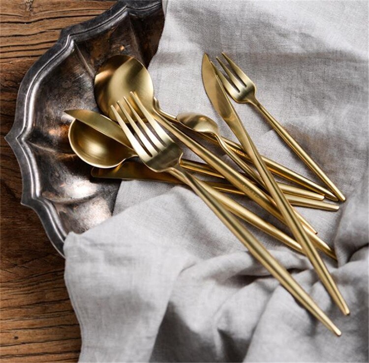 ステンレス鋼 クリエイティブ 家庭用 3点セット 食器 ナイフフォークとスプーン