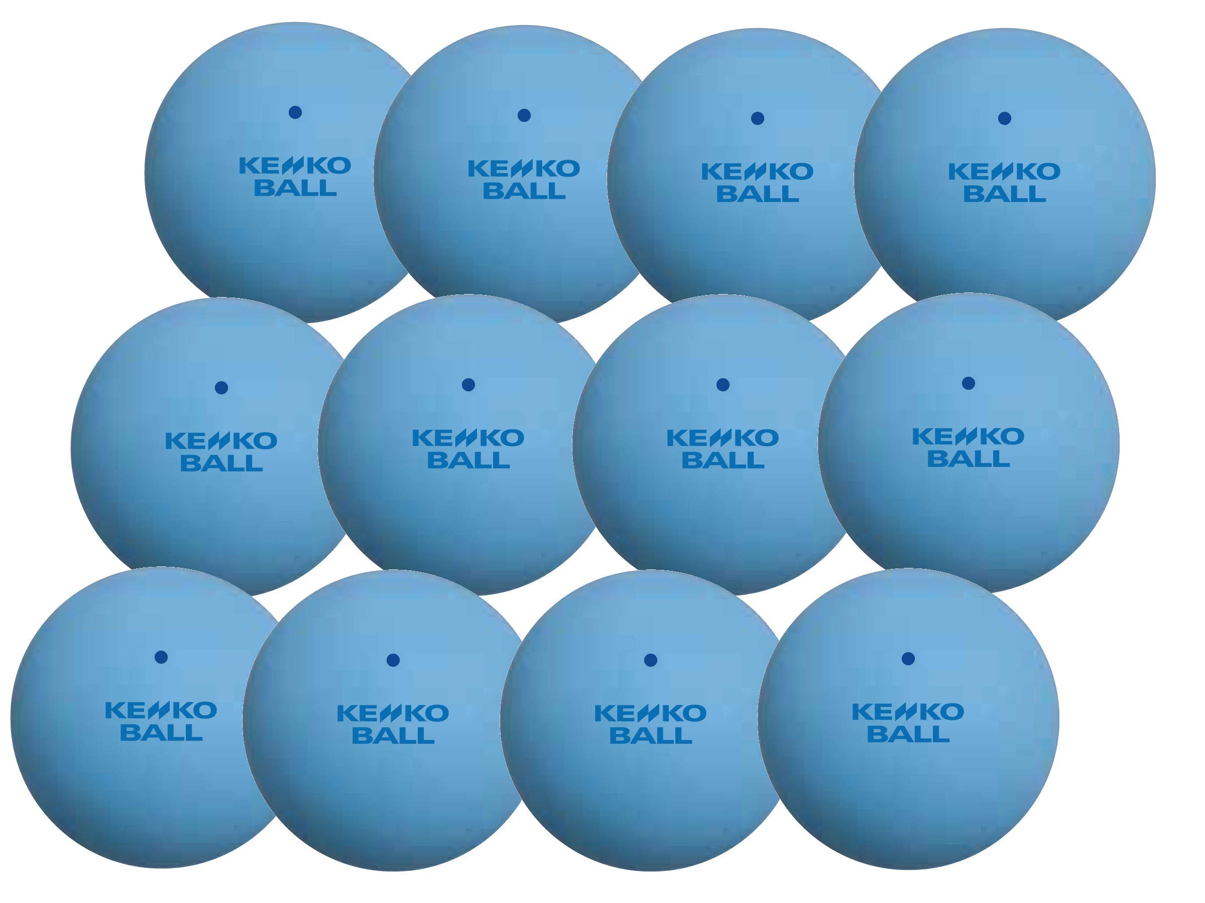 ケンコーソフトテニス練習球 スタンダード・ブルー 1ダース(12個)