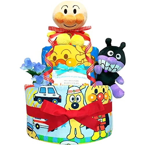 サイズ：ご出産祝い新生児用にオススメおむつサイズＳ KanonBabys おむつケーキ 男の子向け