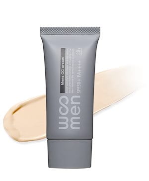 WOOMEN(ウーメン) メンズ CCクリーム モイスチャーUV 30g (ベージュ) PF50+ PA++++ ウォータープルーフ 日焼け止め 化粧下地