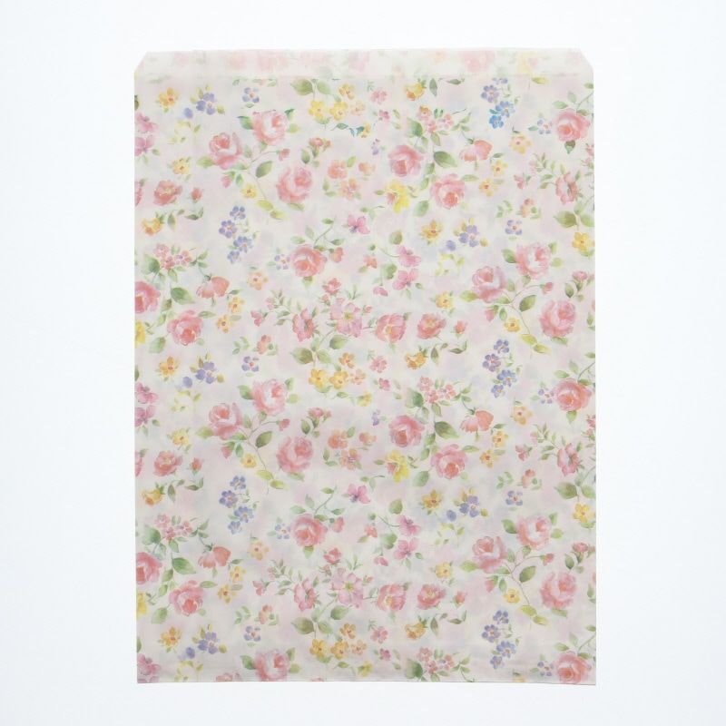 （まとめ買い）シモジマ HEIKO 紙袋 平袋 柄小袋 Rタイプ R-10 ロマネスク 200枚 幅250x高330mm 006523108 [x3セット]