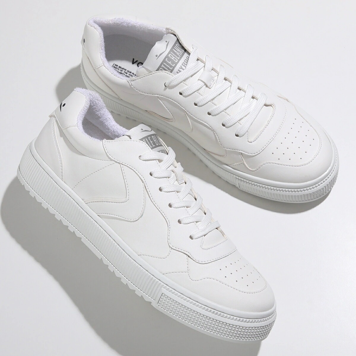 VOILE BLANCHE ボイルブランシェ HYBRO 03 2018410.01 メンズ スニーカー ローカット ロゴ バイオレザー シューズ 靴 0N01/WHITE