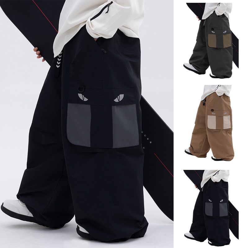 スノボウェア 4色 2025 2026 耐水圧10000mm スノボパンツ ズボン カーキ黒青 韓国風 スノーボードウェア スノーウェア スキーウェア スノボーウェア メンズ レディース ユニセックス 11,540円