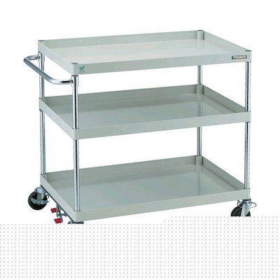 ＴＲＵＳＣＯ　ツールワゴン　フェニックスワゴン　省音　６００Ｘ４００ＸＨ８８０　２段引出付　ホワイト　　PEW-963X-W　488-4396 トラスコ TRUSCO PEW-963Z-YG ツールワゴン フェニックスワゴン 省音