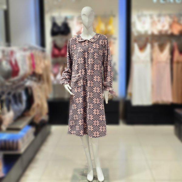 ポーラーフリース ノルディックプリント ワンピース(vgn4557)_s