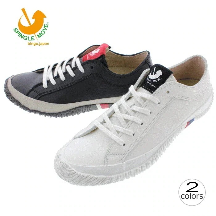 正規品 定番 スニーカー SPM-106 5（ブラック） 61（ホワイト） スピングルムーブ