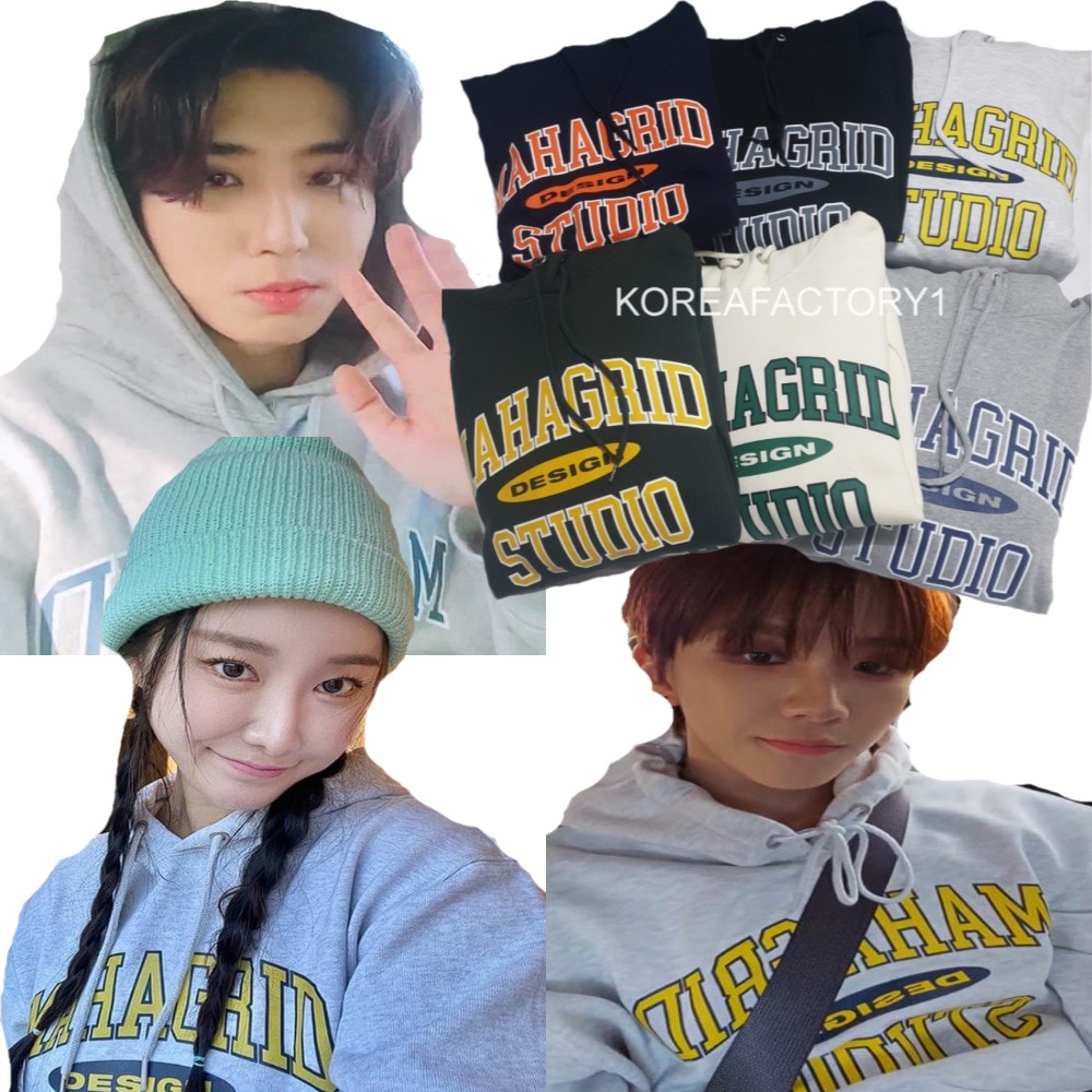 STRAY KIDS/BOYNEXTDOOR/BraveGirls/着用/COLLEGE LOGO パーカー/ユニセックス