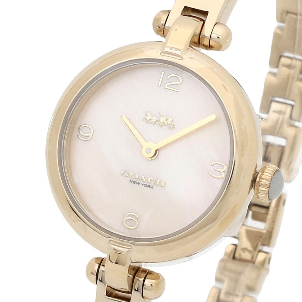 腕時計 14504006 レディース CARY ケーリー クォーツ ホワイト シェル ゴールド