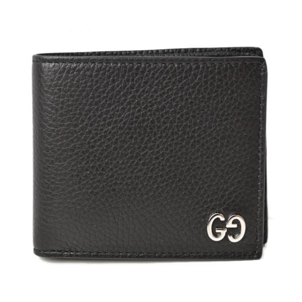 財布 GUCCI 札入れ/折財布 473916 DORIAN/ドリアン ブラック カーフレザー